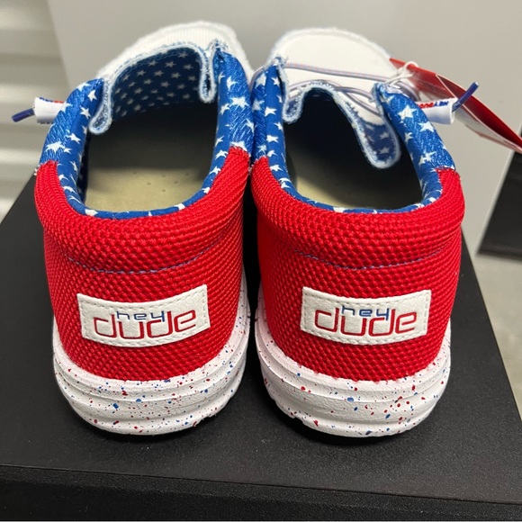 Hey Dude Shoes New Hey Dude Wally Sox Tri American Pride Patriotic